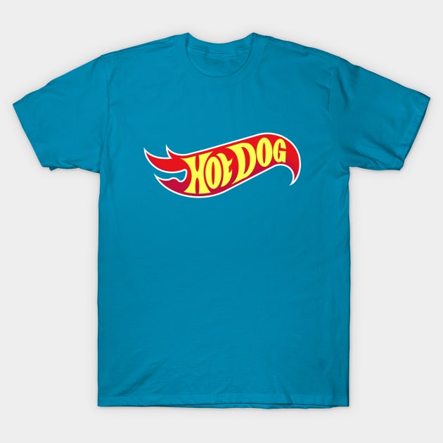 hot dog T-Shirt by ADAMLAWLESS